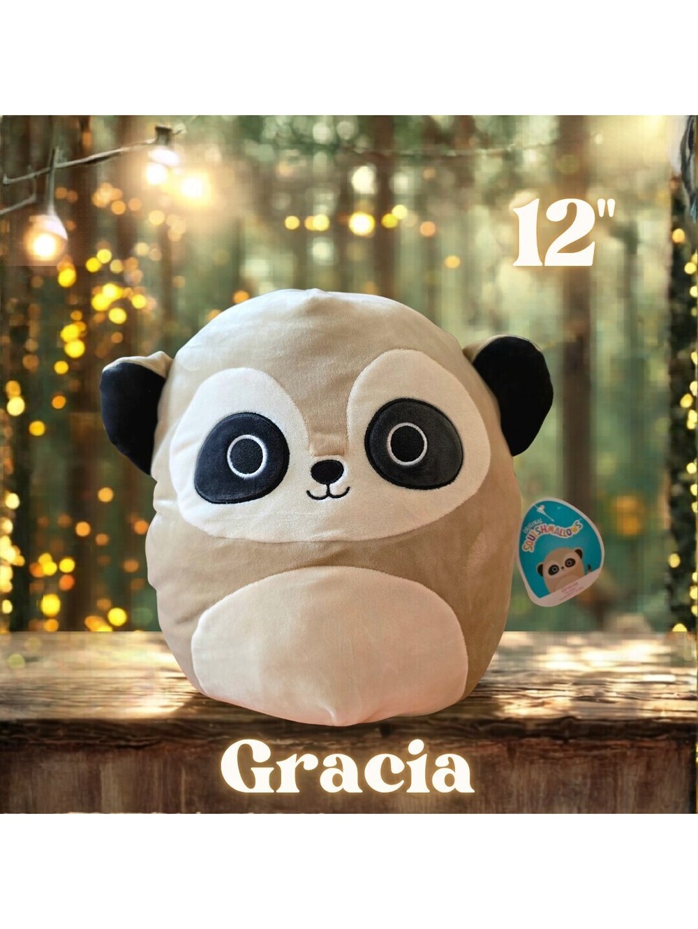 NWT Squishmallows Gracia the Lemur 12"